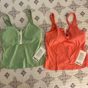 NWT Price is for both. 2ea Lululemon Align Tank Waist Length. Both Size 12
